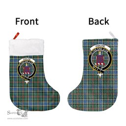 Scottish Ogilvie Hunting Modern Clan Tartan Christmas Stocking - Crest Classic