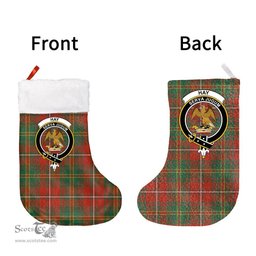 Scottish Hay Ancient Clan Tartan Christmas Stocking - Crest Classic