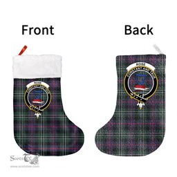 Scottish Rose Hunting Modern Clan Tartan Christmas Stocking - Crest Classic