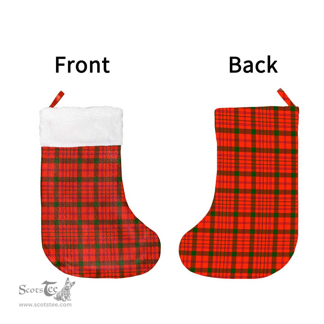 Scottish MacDonnell of Keppoch Modern Clan Tartan Christmas Stocking - Classic