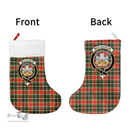 Scottish MacLachlan Hunting Modern Clan Tartan Christmas Stocking - Crest Classic