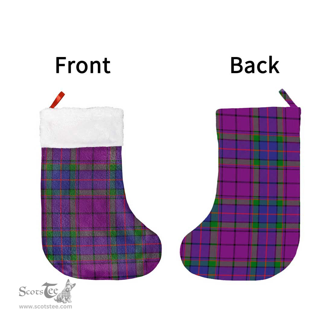 Scottish Wardlaw Modern Clan Tartan Christmas Stocking - Classic