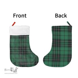 Scottish MacLean Hunting Clan Tartan Christmas Stocking - Classic