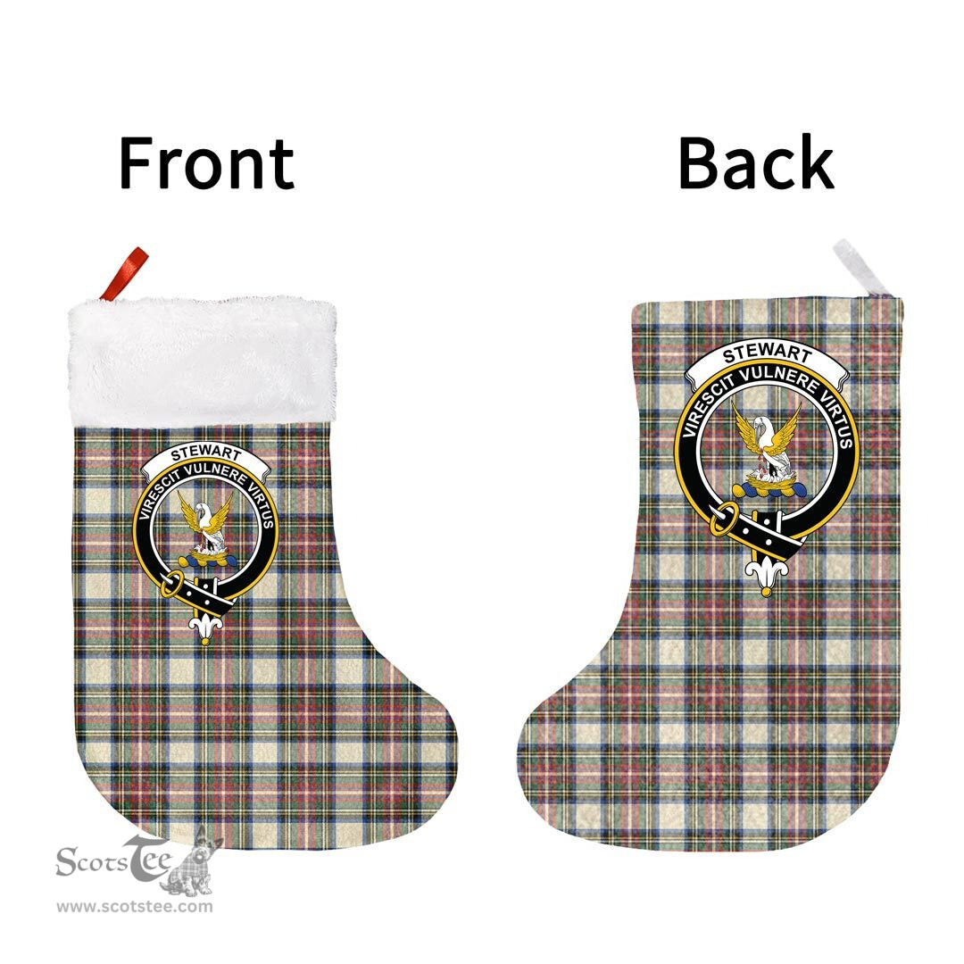 Scottish Stewart Dress Ancient Clan Tartan Christmas Stocking - Crest Classic