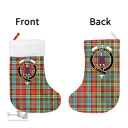 Scottish Ogilvie Hunting Ancient Clan Tartan Christmas Stocking - Crest Classic