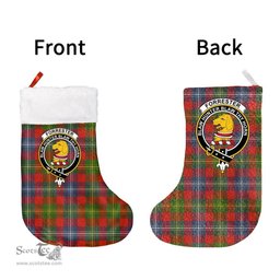 Scottish Forrester Clan Tartan Christmas Stocking - Crest Classic