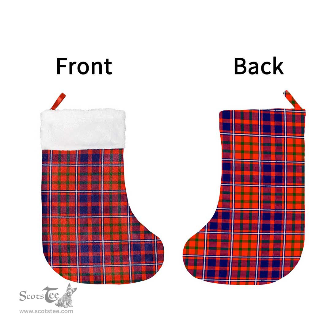 Scottish Cameron of Lochiel Modern Clan Tartan Christmas Stocking - Classic