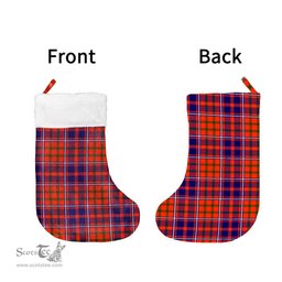 Scottish Cameron of Lochiel Modern Clan Tartan Christmas Stocking - Classic