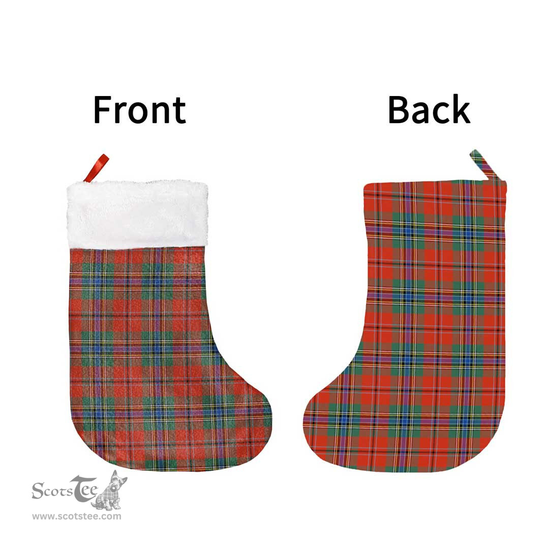 Scottish MacLean of Duart Ancient Clan Tartan Christmas Stocking - Classic