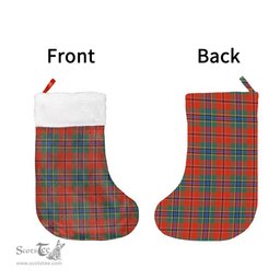 Scottish MacLean of Duart Ancient Clan Tartan Christmas Stocking - Classic