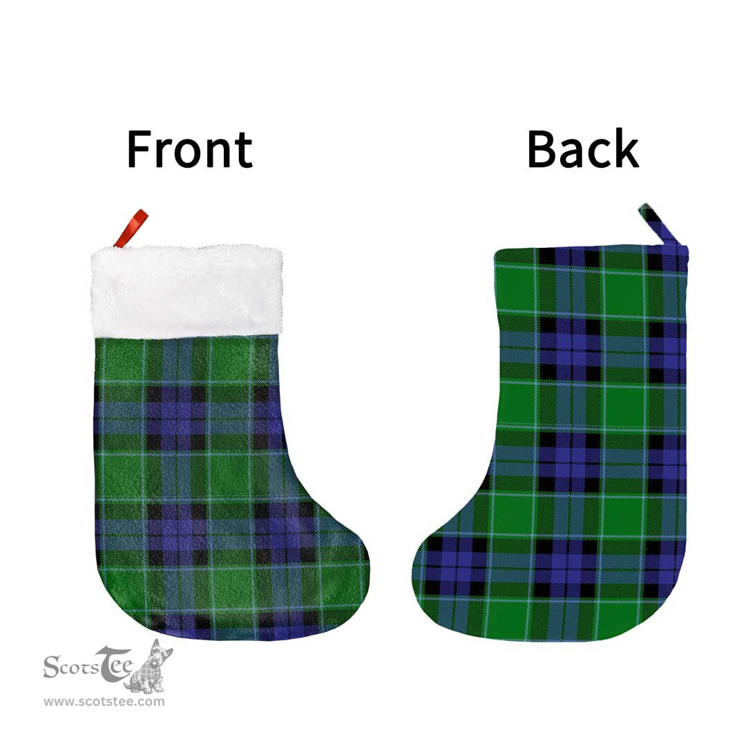 Scottish Graham of Menteith Modern Clan Tartan Christmas Stocking - Classic