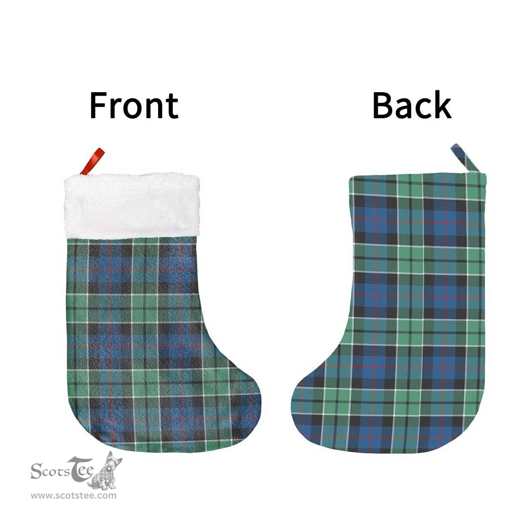 Scottish Leslie Hunting Clan Tartan Christmas Stocking - Classic