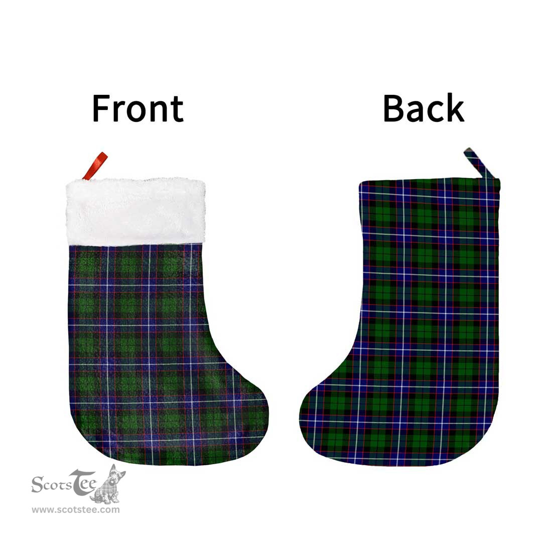 Scottish Russell Modern Clan Tartan Christmas Stocking - Classic