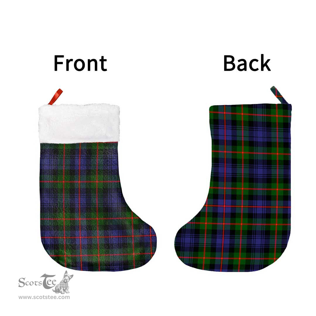 Scottish Murray of Atholl Modern Clan Tartan Christmas Stocking - Classic