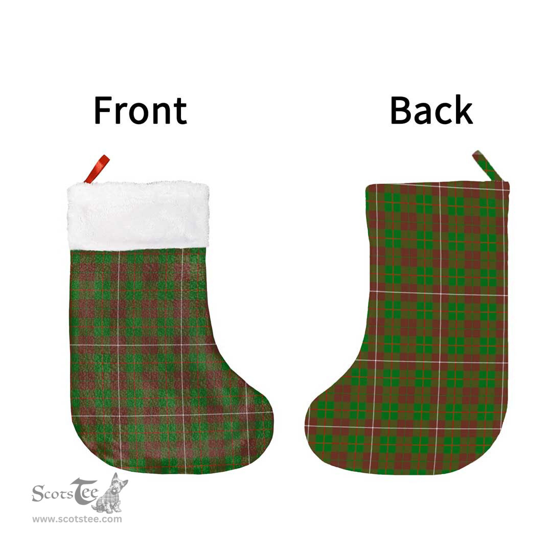 Scottish MacKinnon Hunting Modern Clan Tartan Christmas Stocking - Classic