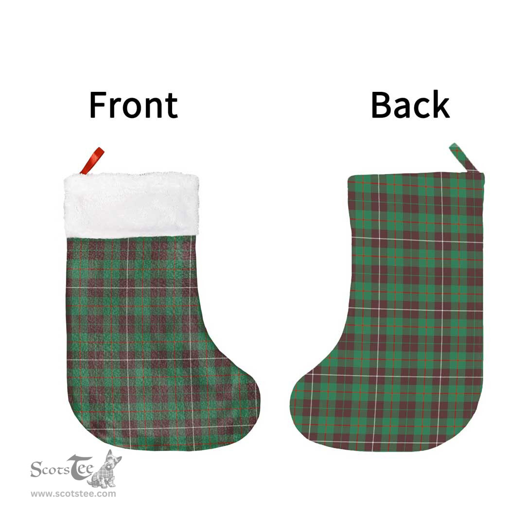 Scottish MacKinnon Hunting Ancient Clan Tartan Christmas Stocking - Classic