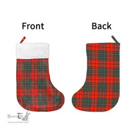 Scottish Cumming Modern Clan Tartan Christmas Stocking - Classic