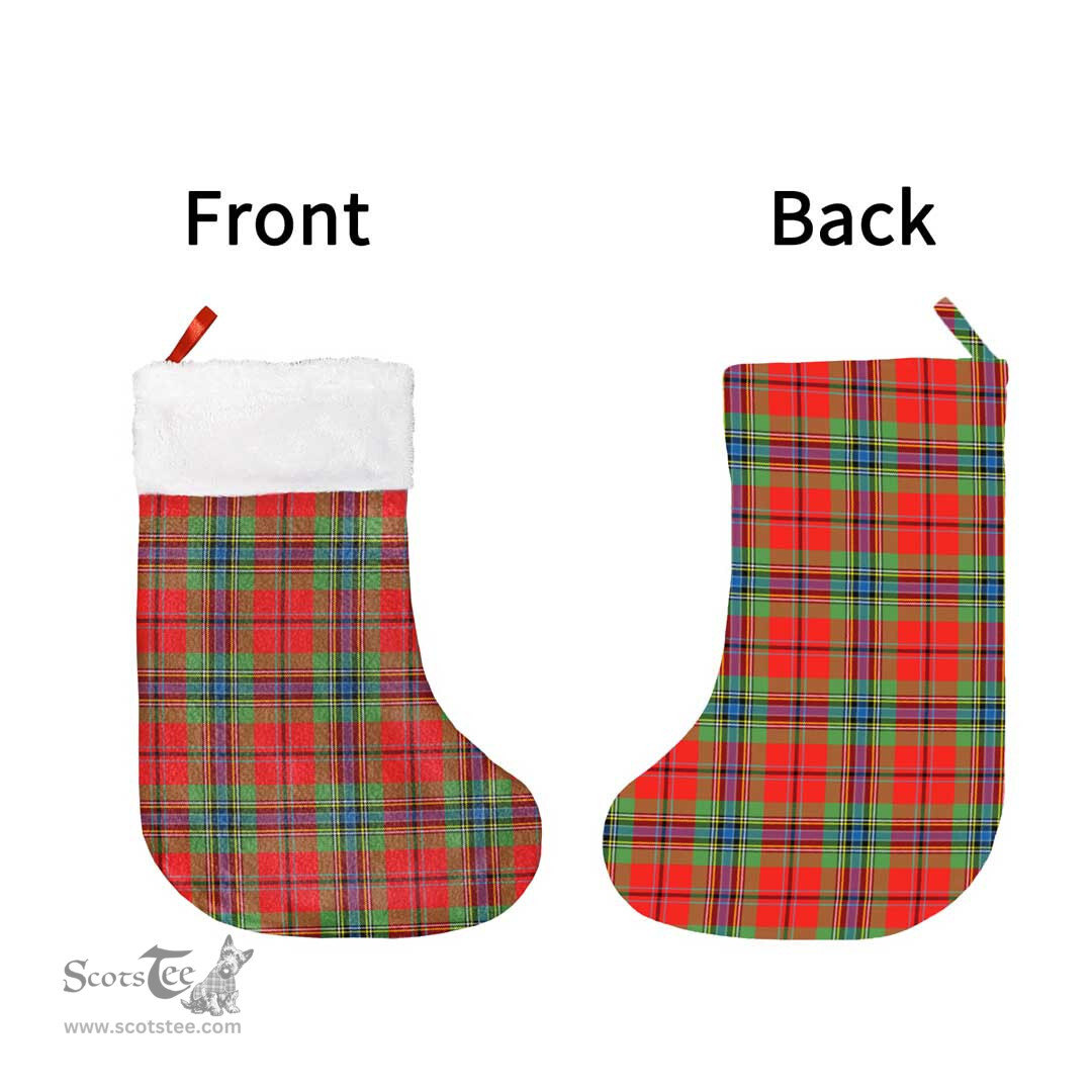 Scottish MacLean of Duart Modern Clan Tartan Christmas Stocking - Classic