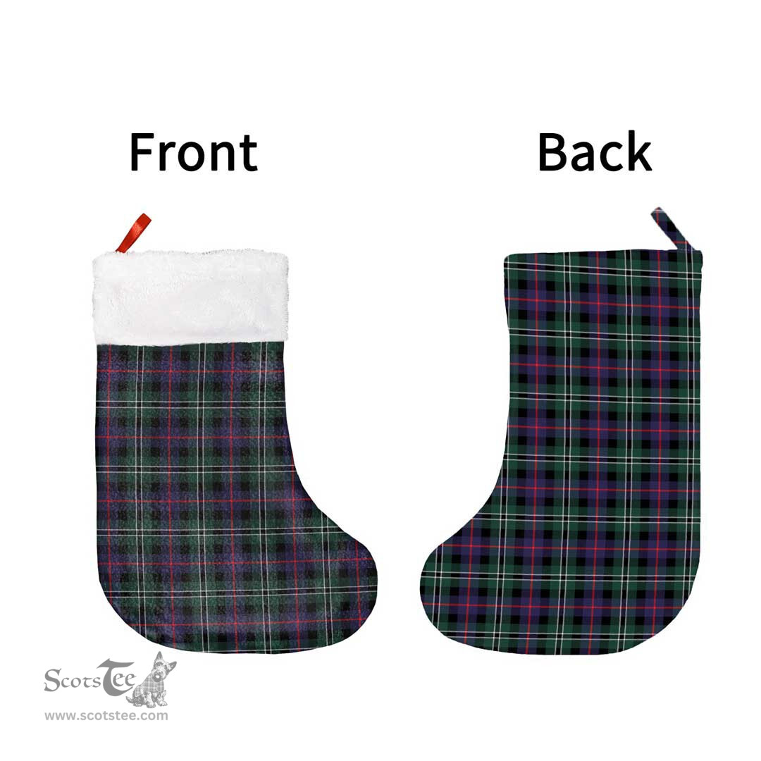 Scottish Rose Hunting Modern Clan Tartan Christmas Stocking - Classic