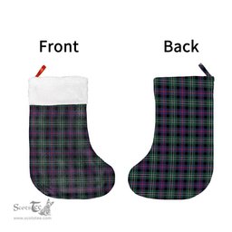 Scottish Rose Hunting Modern Clan Tartan Christmas Stocking - Classic
