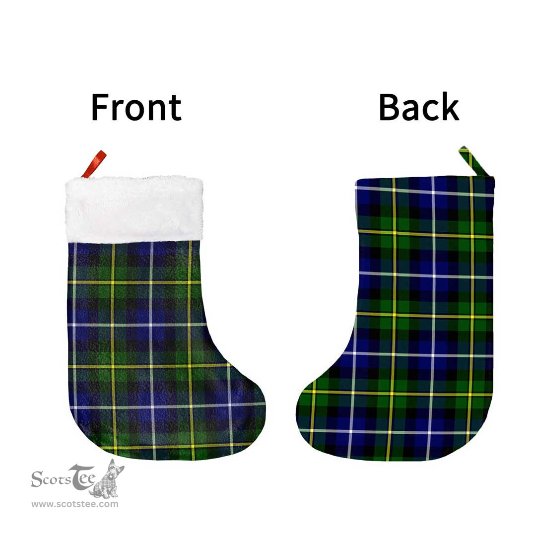 Scottish MacNeill of Barra Modern Clan Tartan Christmas Stocking - Classic