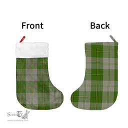 Scottish Cunningham Dress Green Dancers Clan Tartan Christmas Stocking - Classic