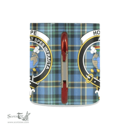 Scottish Hope Family Crest Personalized Coffee Mugs Scotland Gifts Scottish Plaid Tartan Plaid