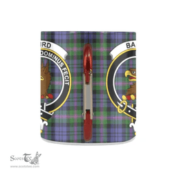 Scottish Baird Family Crest Personalized Coffee Mugs Scotland Gifts Scottish Plaid Tartan Plaid