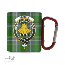 Scottish Pringle Family Crest and Green Tartan Personalized Coffee Mugs Scotland Gifts Scottish Plaid Tartan Plaid