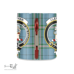 Scottish Clephan Family Crest Personalized Coffee Mugs Scotland Gifts Scottish Plaid Tartan Plaid