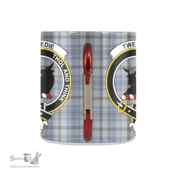 Scottish Tweedie Family Crest Personalized Coffee Mugs Scotland Gifts Scottish Plaid Tartan Plaid
