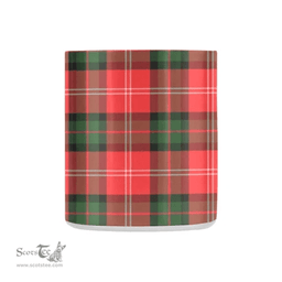 Scottish Nesbitt Family Crest and Red - Green Tartan Personalized Coffee Mugs Scotland Gifts Scottish Plaid Tartan Plaid