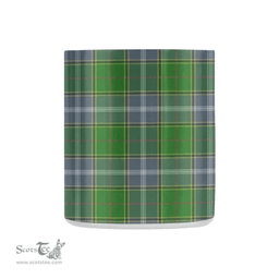 Scottish Pringle Family Crest and Green Tartan Personalized Coffee Mugs Scotland Gifts Scottish Plaid Tartan Plaid