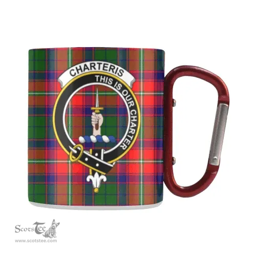 Scottish Charteris District Family Crest Personalized Coffee Mugs Scotland Gifts Scottish Plaid Tartan Plaid