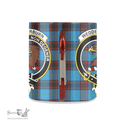Scottish Wedderburn Family Crest Personalized Coffee Mugs Scotland Gifts Scottish Plaid Tartan Plaid