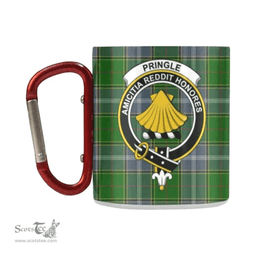Scottish Pringle Family Crest and Green Tartan Personalized Coffee Mugs Scotland Gifts Scottish Plaid Tartan Plaid