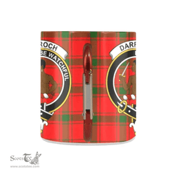 Scottish Darroch Family Crest Personalized Coffee Mugs Scotland Gifts Scottish Plaid Tartan Plaid
