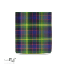 Scottish Watson Family Crest and Blue - Green Tartan Personalized Coffee Mugs Scotland Gifts Scottish Plaid Tartan Plaid