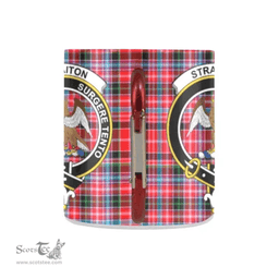 Scottish Straiton Family Crest Personalized Coffee Mugs Scotland Gifts Scottish Plaid Tartan Plaid