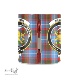 Scottish Newton Family Crest Personalized Coffee Mugs Scotland Gifts Scottish Plaid Tartan Plaid