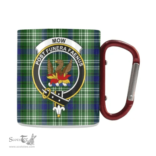Scottish Mow Family Crest Personalized Coffee Mugs Scotland Gifts Scottish Plaid Tartan Plaid