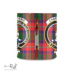 Scottish Charteris District Family Crest Personalized Coffee Mugs Scotland Gifts Scottish Plaid Tartan Plaid