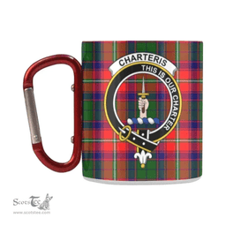 Scottish Charteris District Family Crest Personalized Coffee Mugs Scotland Gifts Scottish Plaid Tartan Plaid
