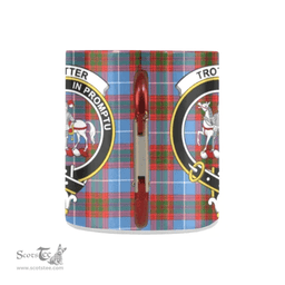 Scottish Trotter Family Crest Personalized Coffee Mugs Scotland Gifts Scottish Plaid Tartan Plaid