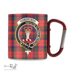 Scottish Robertson Family Crest and Red Tartan Personalized Coffee Mugs Scotland Gifts Scottish Plaid Tartan Plaid