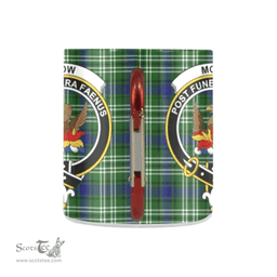 Scottish Mow Family Crest Personalized Coffee Mugs Scotland Gifts Scottish Plaid Tartan Plaid