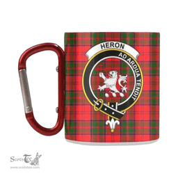 Scottish Heron Family Crest Personalized Coffee Mugs Scotland Gifts Scottish Plaid Tartan Plaid