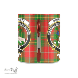 Scottish Burnett Family Crest Personalized Coffee Mugs Scotland Gifts Scottish Plaid Tartan Plaid
