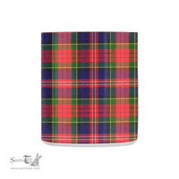 Scottish Macpherson Family Crest and Red - Blue Tartan Personalized Coffee Mugs Scotland Gifts Scottish Plaid Tartan Plaid