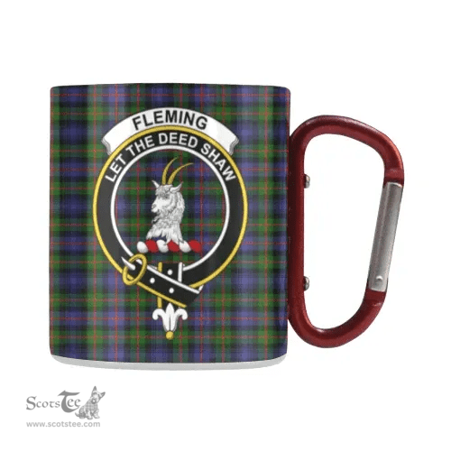 Scottish Fleming Family Crest Personalized Coffee Mugs Scotland Gifts Scottish Plaid Tartan Plaid